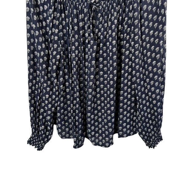 FAHERTY Emery Lotus Floral Print Blouse Top - Picture 6 of 11